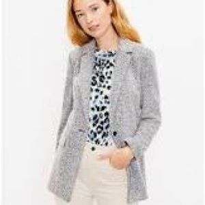 Loft Long Knit Blazer